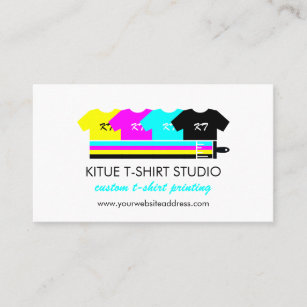 Create Print Your Shirt Business Cards Online Zazzle CA