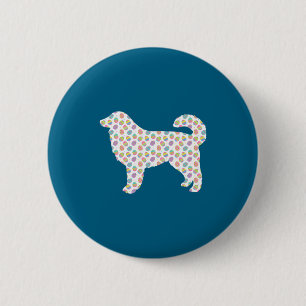 Shirt Easter Egg Great Pyrenee Easter 2 Inch Round Button