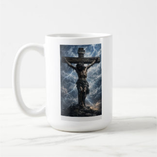 shirt featuring a touching artwork of Jesus Christ Coffee Mug