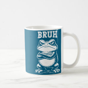 Shirt Frog Bruh Meme Sarcastic Animal Coffee Mug