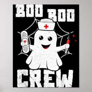 Shirt Ghost Nurse Costume Girls Funny Halloween Poster