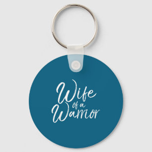 Shirt Husband Cancer Support Gift Wife Keychain
