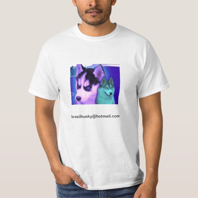 shirt husky Siberian (Front)