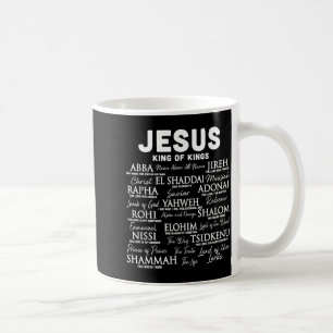 Shirt Jesus King Names God Hebrew Coffee Mug
