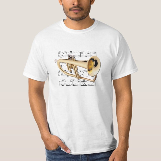 Shirt (light) - Flugelhorn - Pick your colour (Front)