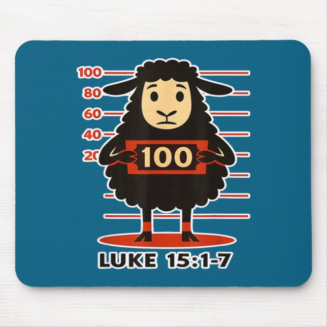 Shirt Lost Sheep Luke 15 1 Mouse Pad (Front)