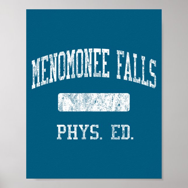 Shirt Menomonee Falls High School Hs Poster (Front)