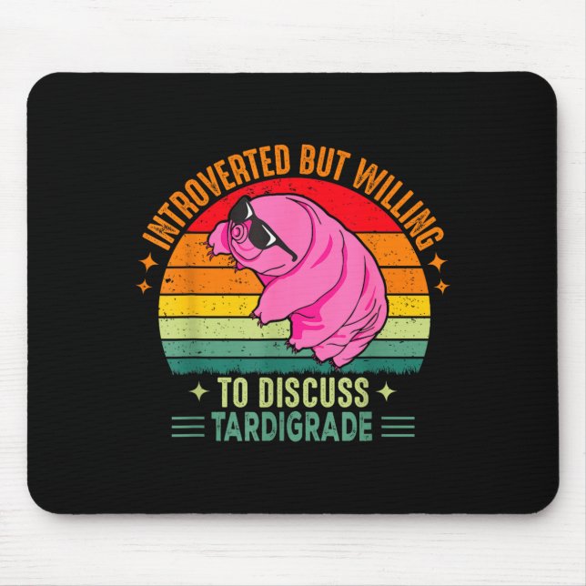 Shirt Microbiology Science Nerd Stem Introvert Mouse Pad (Front)