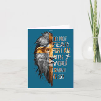 Shirt Not Fear Am Isaiah 41 Card