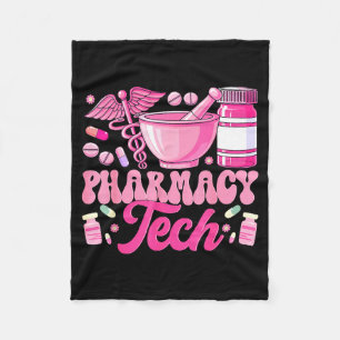 Shirt Pharmacy Tech Technician Pharmacist Student Fleece Blanket