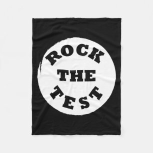 Shirt Rock The Test Men Women School Fleece Blanket