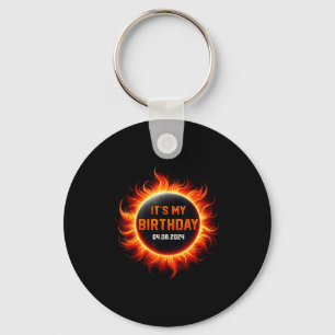 Shirt Solar Eclipse Birthday Keychain