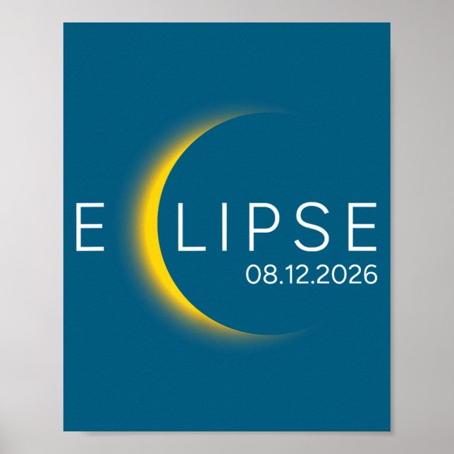 Shirt Solar Eclipse Total Solar Eclipse Poster (Front)