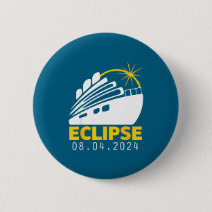 Shirt Solar Eclipse Totality Cruise Matching 2 Inch Round Button