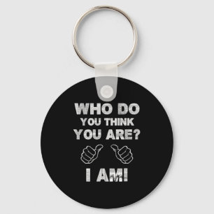 Shirt Think Am Keychain