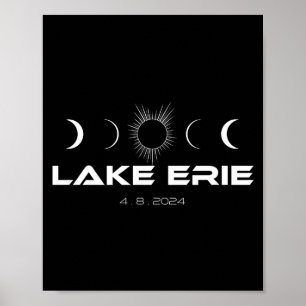 Shirt Total Solar Eclipse Lake Erie Poster
