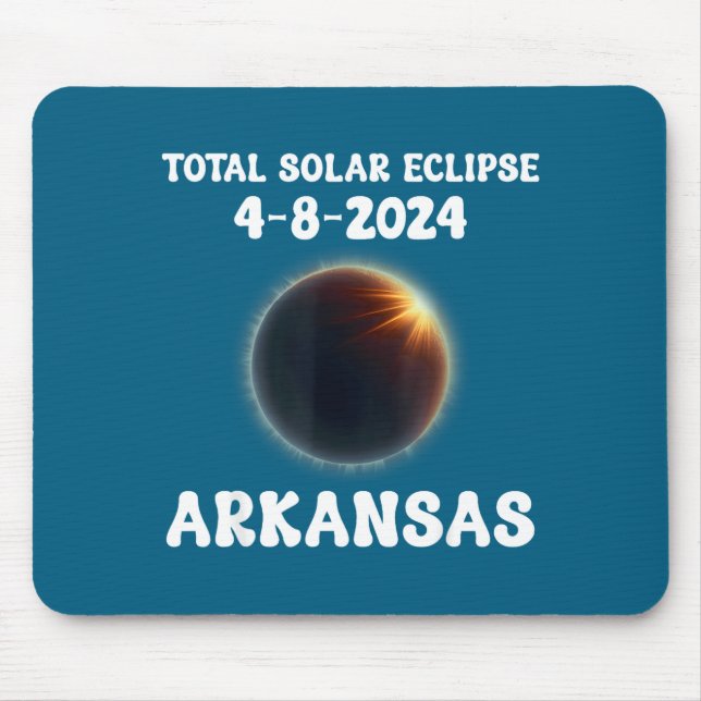 Shirt Total Solar Eclipse Twice Lifetime Mouse Pad (Front)