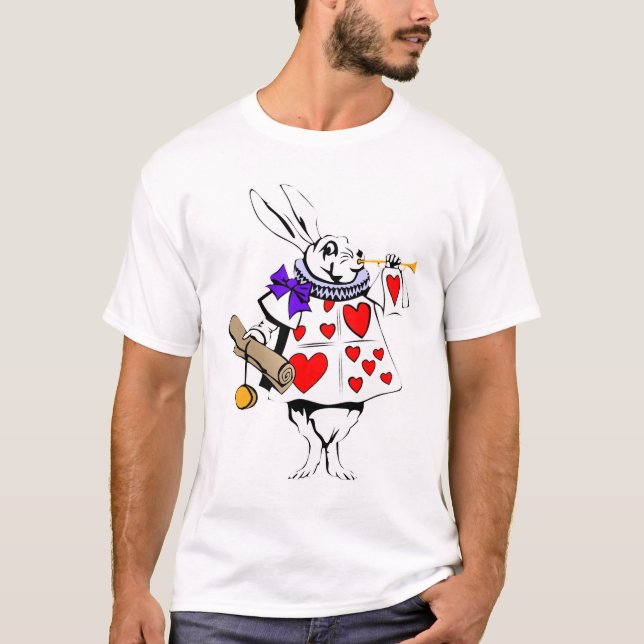 Shirt: White Rabbit from Alice in Wonderland T-Shirt (Front)