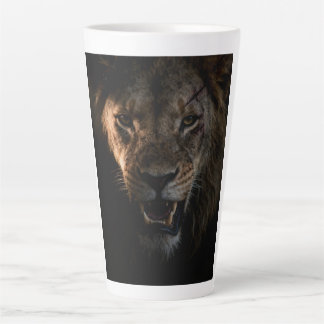 shirt with a lion latte mug