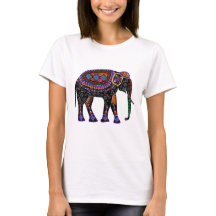 Shirt with black Elephant