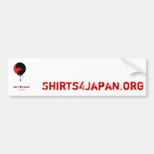 Shirts4Japan Bumper Sticker
