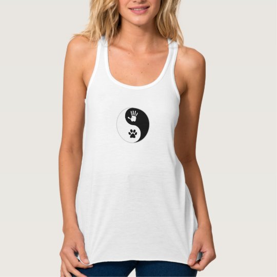 Shirts: Flowy HandToPaw Yin-Yang Tank (sml logo)