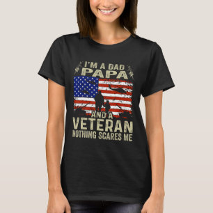 Shirts For Men Fathers Day I'm A Dad Papa Veteran 