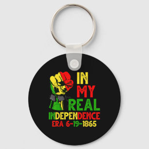 Shirts Women Mens In My Real Independence Day Era Keychain