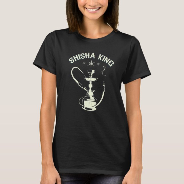 Shisha King Shisha Hookah Smoking Premium T-Shirt (Front)