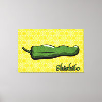Shishito Chili Pepper Canvas Art