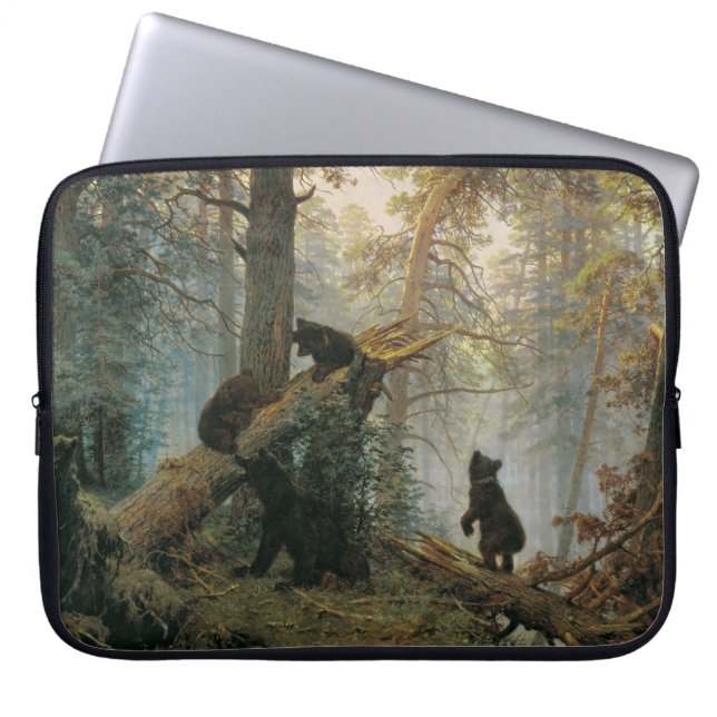 Shiskin’s Forest laptop sleeve (Front)