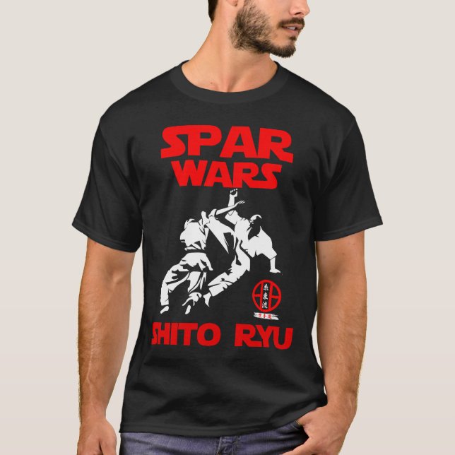 Shito Ryu Karate Kumite Spar Wars Budo T-Shirt (Front)