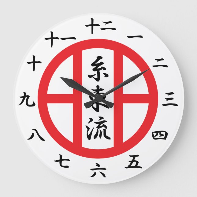 Shitoryu Karate Clock (Front)