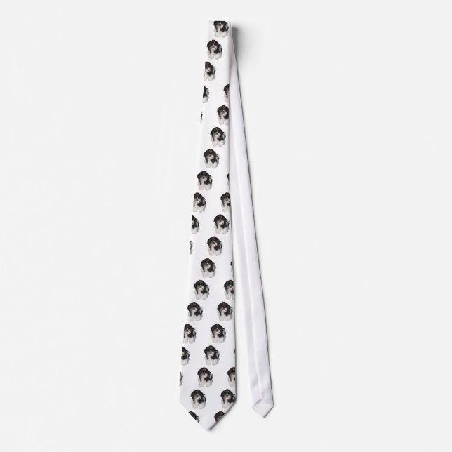 Shitzu Shih Tzu Puppy Dogs Tie (Front)