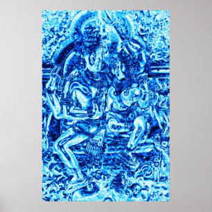 Shiva and Shakti Embrace Poster