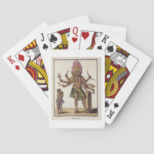Shiva as Virapatren, Lord with the ill-formed Evil Playing Cards