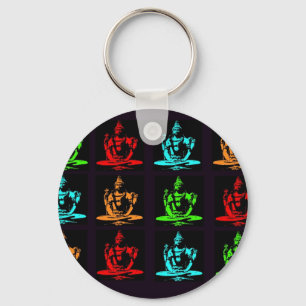 Shiva Collage Keychain