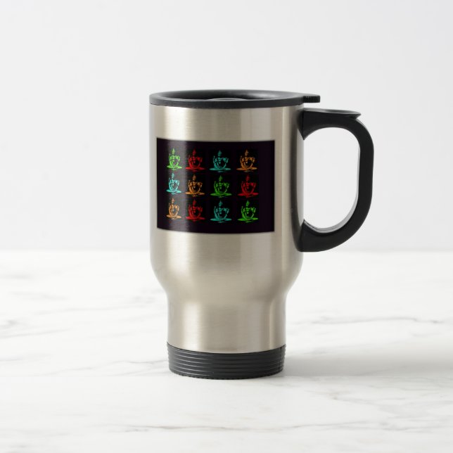 Shiva Collage Travel Mug (Right)