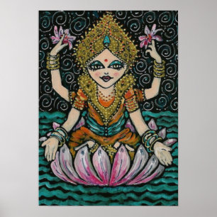 Shiva Diva **YOGA Poster de la FILLE