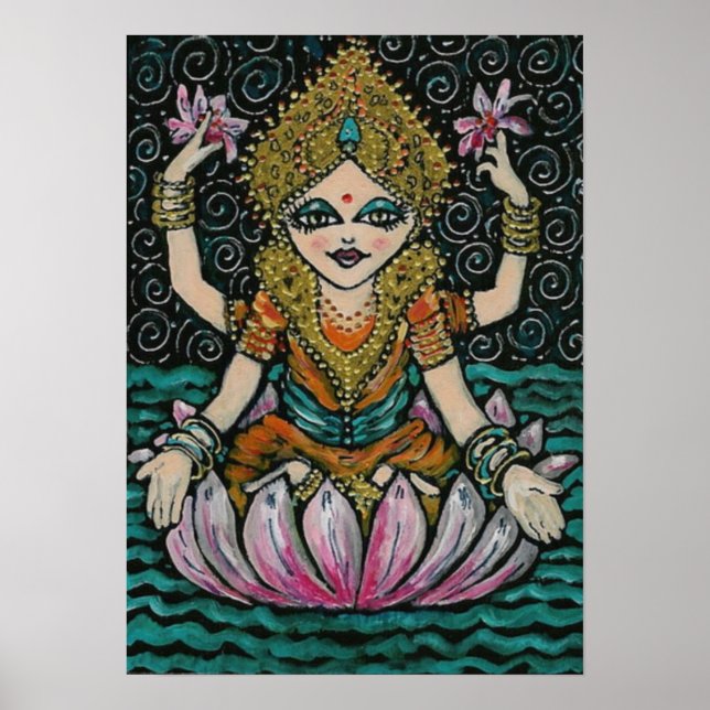 Shiva Diva **YOGA Poster de la FILLE (Devant)
