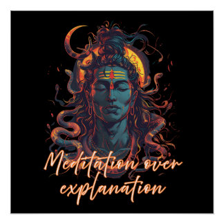 Shiva Energy, Divine Power, Manifestation Design Poster