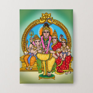 Shiva Family Button Set