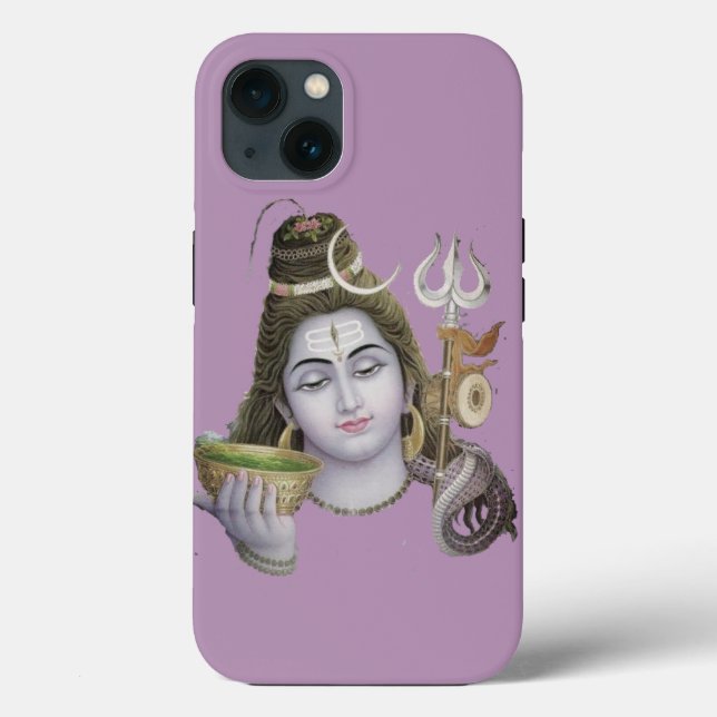 Shiva iPhone Case - Hindu God Protective Cover (Back)