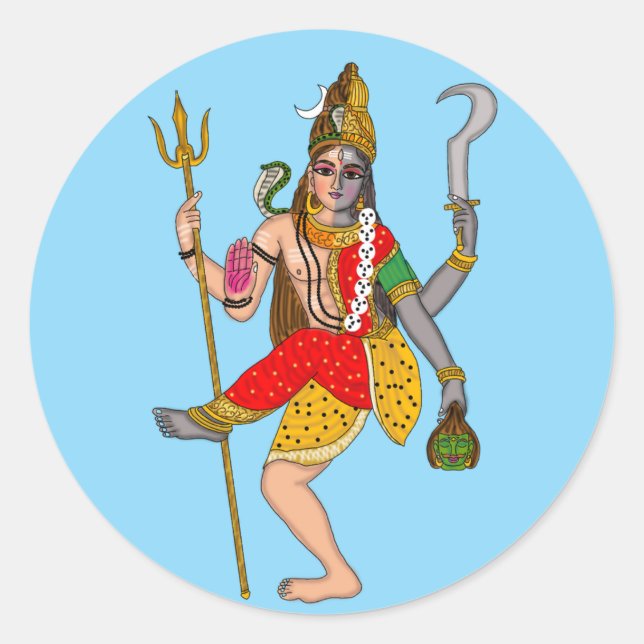 Shiva Kali Sticker (Front)