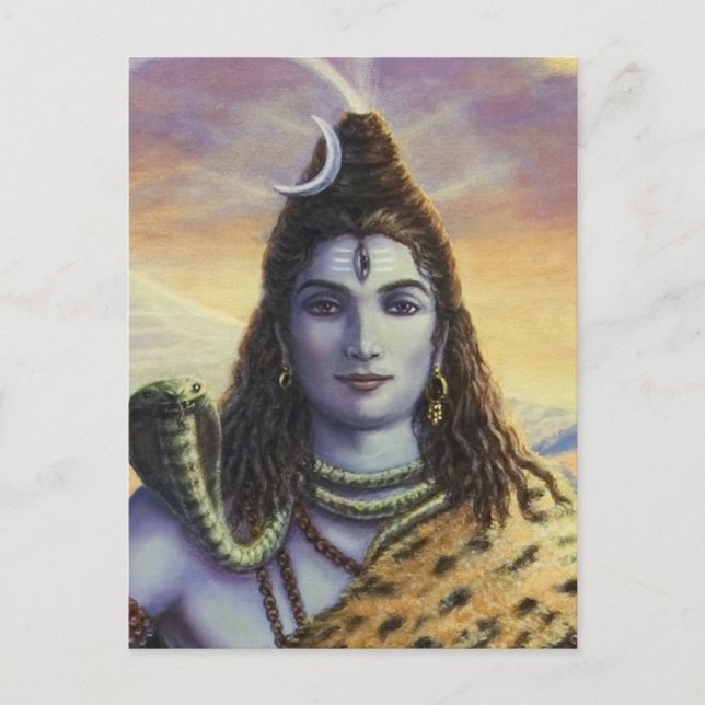 Shiva Mahadeva Postcard (Front)