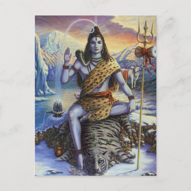 Shiva Mahadeva Postcard (Front)