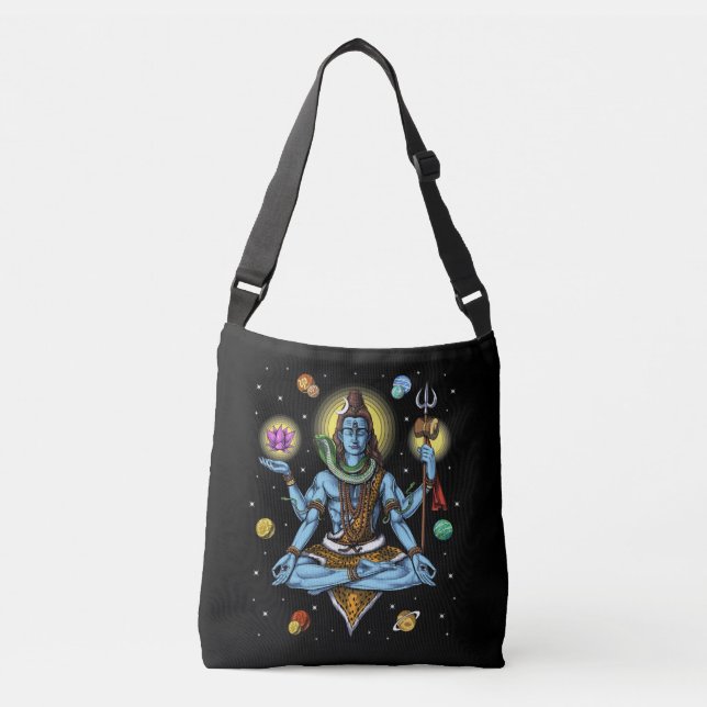 Shiva Meditation Crossbody Bag (Front)