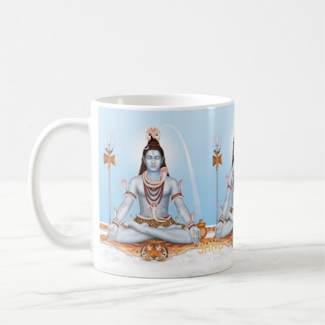 Shiva Meditation Mug (Left)