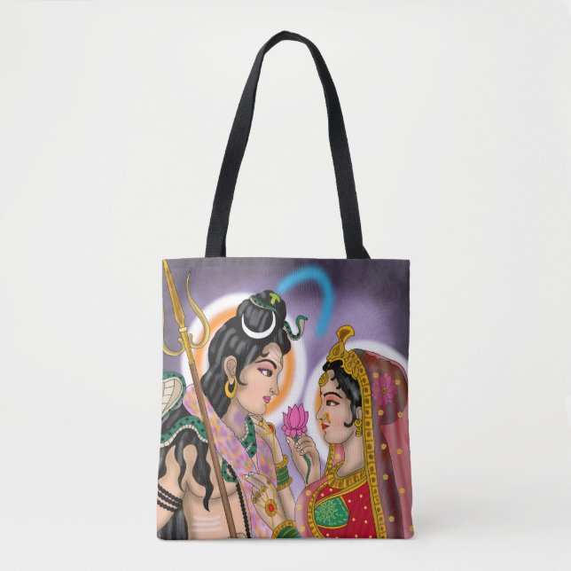 Shiva Parvati Tote Bag (Front)