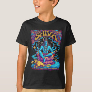 Shiva Print Hindu God Mens Womens Spiritual Tops
